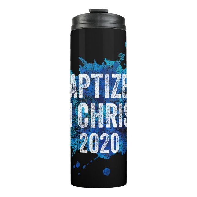 Bouteilles Isothermes Baptisé dans Christ 2020 Baptême Eglise chrétienne (Devant)