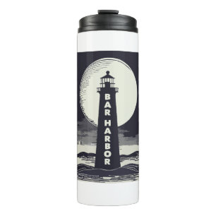 Bouteilles Isothermes Bar Harbour Maine Lighthouse Moon