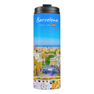 Bouteilles Isothermes Barcelone, Espagne - Parc Guell Mosaïque Gaudi