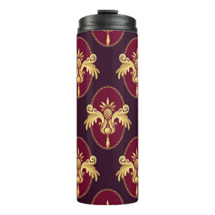 Bouteilles Isothermes Baroque Gold Sconce Magenta Motif