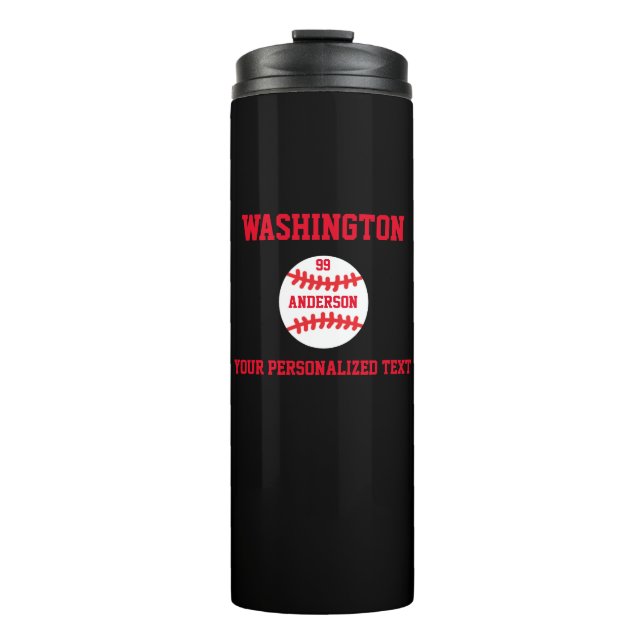 Bouteilles Isothermes Baseball personnalisé (Devant)