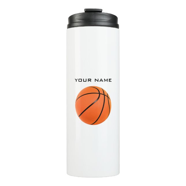 Bouteilles Isothermes Basket-ball Votre nom (Devant)