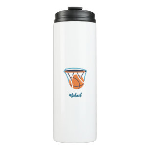 Bouteilles Isothermes Basket-ball Votre nom personnel