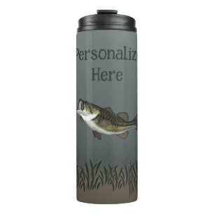 Bouteilles Isothermes Bass Fish Scène personnalisée