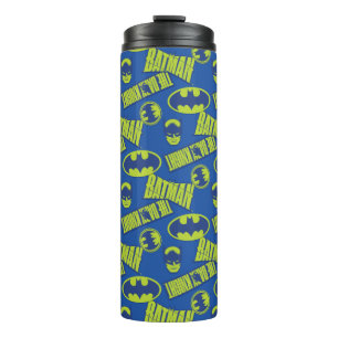 Bouteilles Isothermes Batman - Le Motif du Chevalier foncé