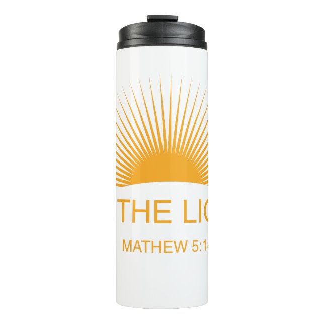 Bouteilles Isothermes Be The Light Matthew 5:14 – Christian (Devant)