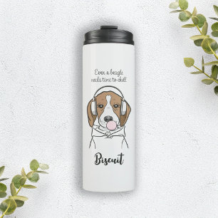 Bouteilles Isothermes Beagle de refroidissement avec Bubblegum mignon ch