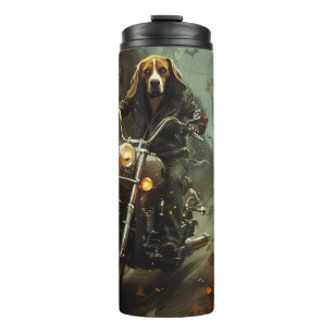 Bouteilles Isothermes Beagle équitation moto Halloween effroi
