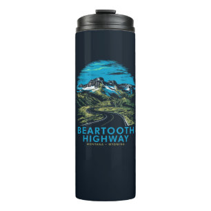 Bouteilles Isothermes Beartooth Highway Montana Wyoming Vista