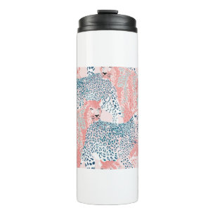 Bouteilles Isothermes Beau art Leopard sans couture motif, abstrait un
