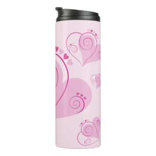 Bouteilles Isothermes Beau Coeur rose