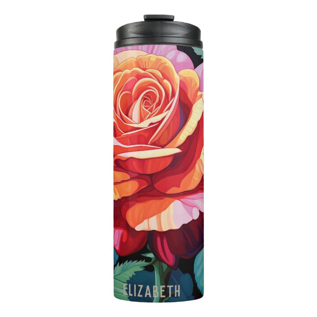 Bouteilles Isothermes Beau Rose Moderns Day Custom Tumbler (Devant)