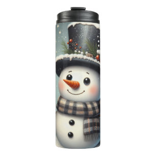 Bouteilles Isothermes Beau tourbillon Noël/bonhomme de neige d'hiver