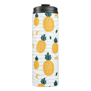 Bouteilles Isothermes Beauté ananas : Motif tiré à la main