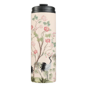 Bouteilles Isothermes Beautiful exotic chinoiserie wallpaper. Hand drawn