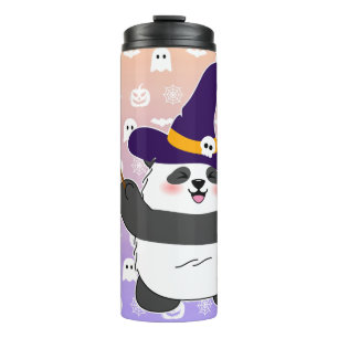Bouteilles Isothermes Bébé mignon de Halloween Panda sorcière magique