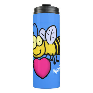 Bouteilles Isothermes Belle abeille drôle avec dessin animé du coeur