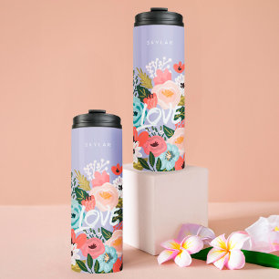 Bouteilles Isothermes Belle Belle Botanique Fleurissant Motif Floral