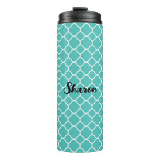 Bouteilles Isothermes Belle chance et Harmonie Turquoise Tumbler Thermiq