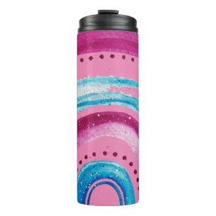 Bouteilles Isothermes Belle conception arc-en-ciel rose vif