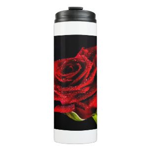 Bouteilles Isothermes Belle rose rouge