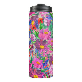 Bouteilles Isothermes Belles fleurs : papier peint Fleur sauvage aquarel