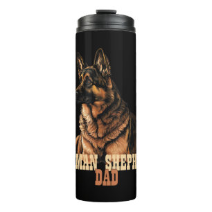 Bouteilles Isothermes Berger allemand papa, propriétaire de GSD papa