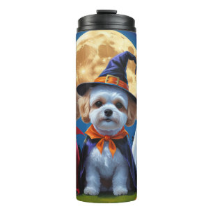Bouteilles Isothermes Bichon Frise Chiens Citrouille Halloween Funny