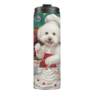 Bouteilles Isothermes Bichon Frise Gîtes : Festif Noël