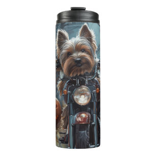 Bouteilles Isothermes Biewer Terrier équitation Moto Halloween Effrayer