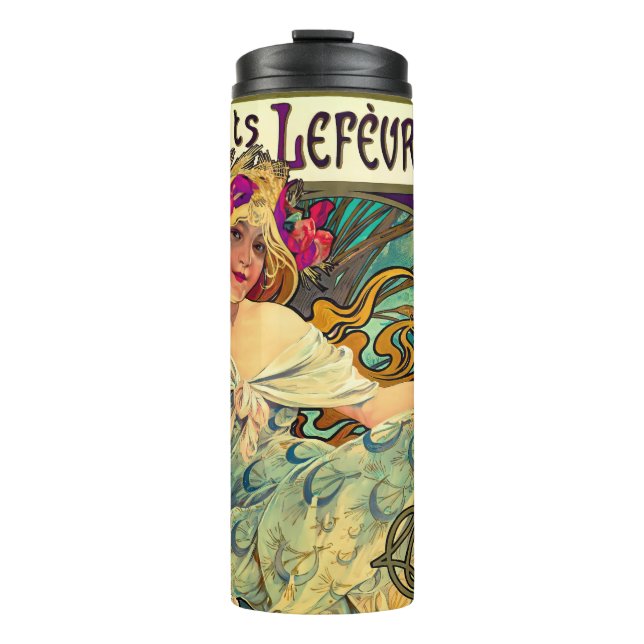 Bouteilles Isothermes Biscuits Lefevre-Utile par Alphonse Mucha (1896) (Devant)