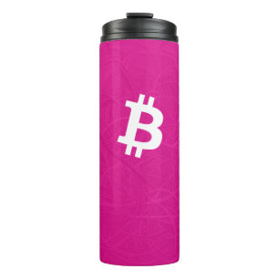 Bouteilles Isothermes Bitcoin Neurone Rose Chaud
