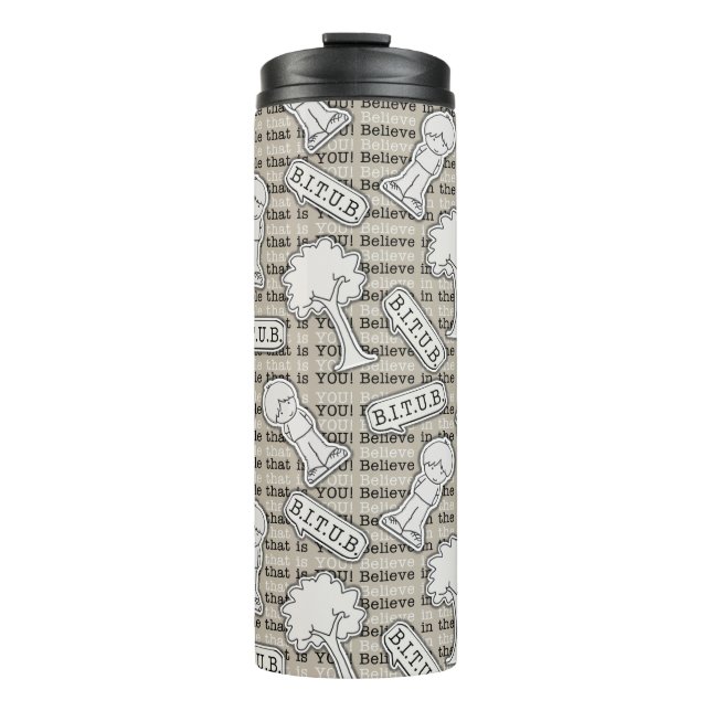 Bouteilles Isothermes BITUB Motif (Croyez en l'incroyable) (Devant)