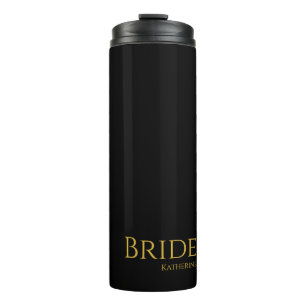 Bouteilles Isothermes Black et Gold Bride-