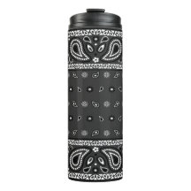 Black Grey Bandana Paisley Country Hip hop Cowboy