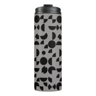Bouteilles Isothermes Black Grey Moderne Elégant géométrique Tribal