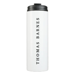Bouteilles Isothermes Blanc classique minimaliste sobre élégant