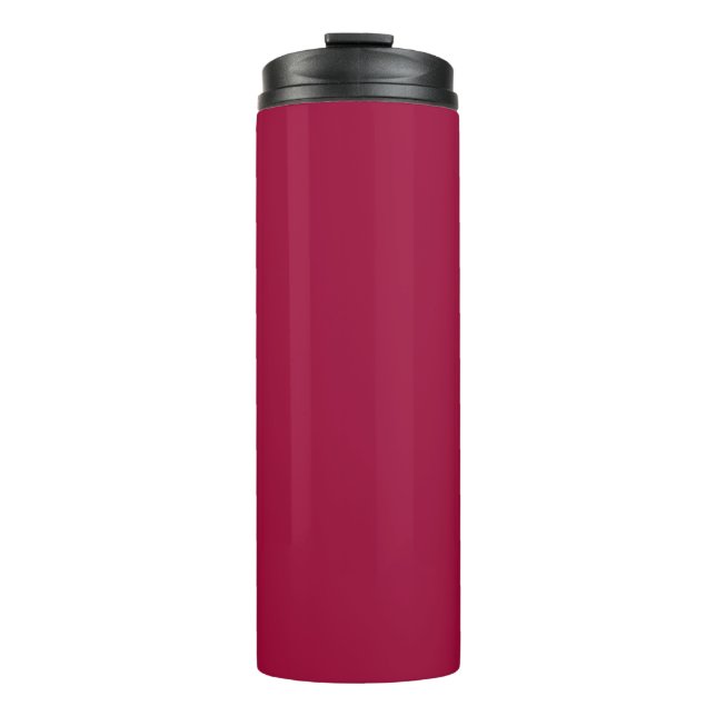 Bouteilles Isothermes Blanc Créez votre propre - Rouge cerisier (Devant)