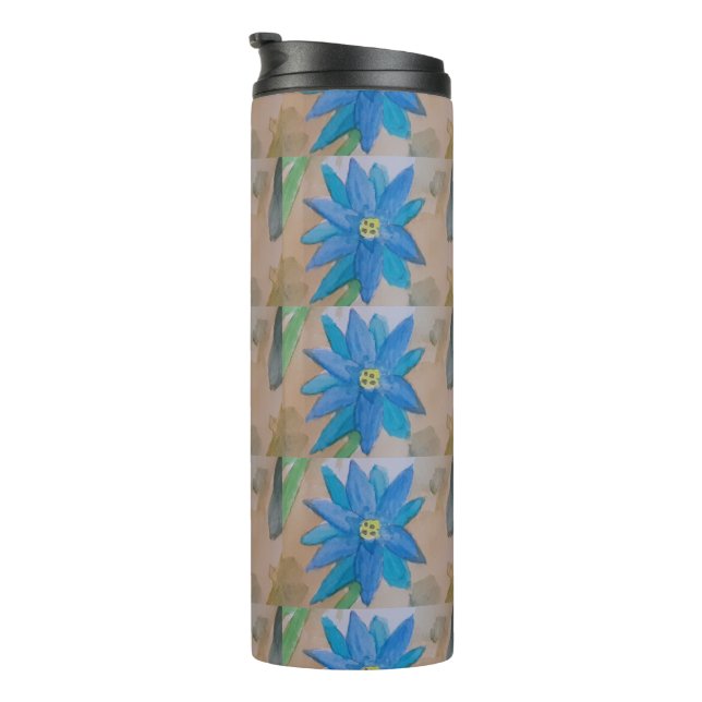 Bouteilles Isothermes Bleu (Tourné sur la droite)