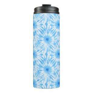 Bouteilles Isothermes Bleu Clair Tie Dye Blanc