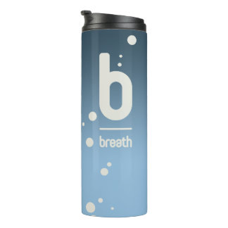 Bouteilles Isothermes Bleu du souffle Tumbler thermique