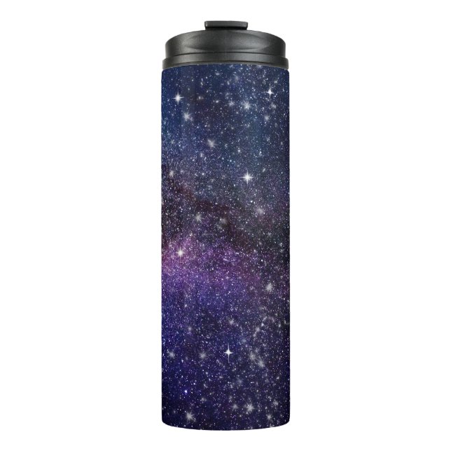Bouteilles Isothermes Bleu foncé Galaxie étoilée Température de nuit (Devant)