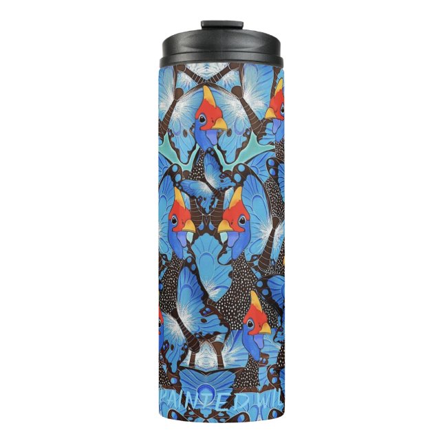 Bouteilles Isothermes Bleu Kanga (Devant)