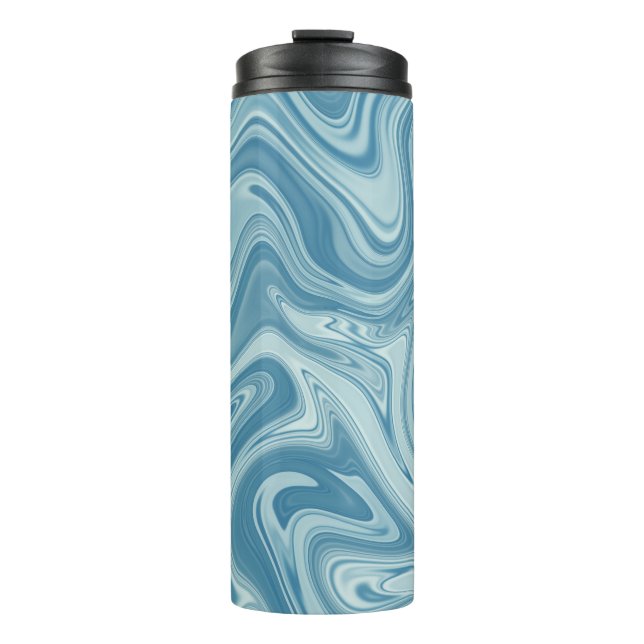 Bouteilles Isothermes Bleu marbre (Devant)