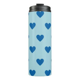 Bouteilles Isothermes Bleu mignon simple Motif de coeur