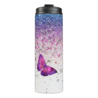 *~* Bleu Violet Parties scintillant Papillon Girly