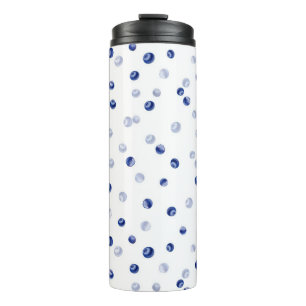 Bouteilles Isothermes Bleuets épars Motif sans joint