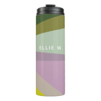 Bloc de couleur géométrique Lilac Green Personnali