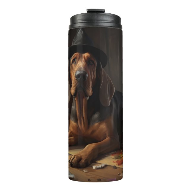 Bouteilles Isothermes Bloodhound Citrouilles Halloween effrayant (Devant)
