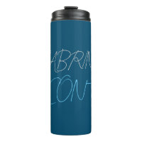 Blue Ajouter Nom Moderne Minimaliste Plain